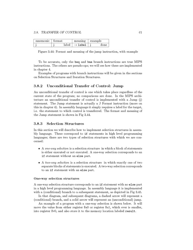 Computer Organization with MIPS - Page 61
